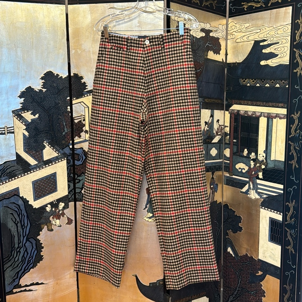 ROWING BLAZERS GUN CHECK WOMEN PANT SIZE 28